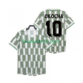 Fußballtrikots Nigeria OKOCHA 10 Retro Auswärts Trikotsatz 1994
